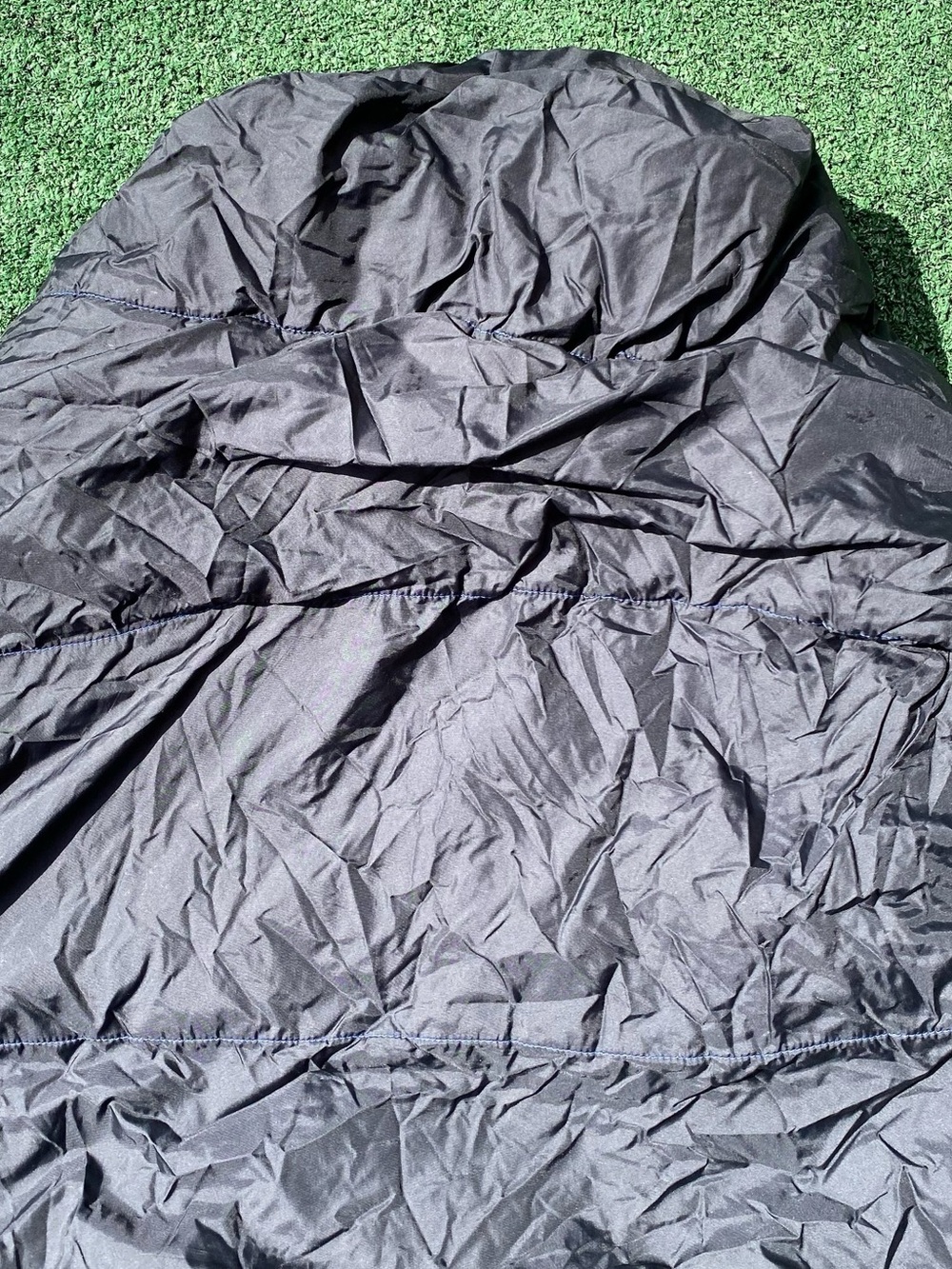 The North Face Cloudburst 3D Polarguard Regular Mummy Sleeping Bag Blue Black - Picture 9 of 10